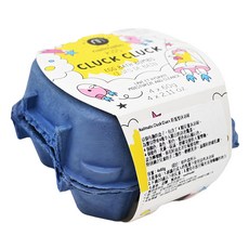 nailmatic KIDS Cluck Cluck 彩蛋型沐浴球 Set 4色入 (黃色、粉色、藍色和石榴石色) 洗滌保濕舒緩, 240g, 1組