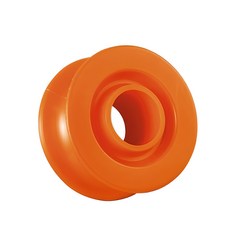 PETZL ULTRALEGERE 滑輪 10g 輕量化攀登滑輪 適用7-13mm繩索, 橘紅, 1個