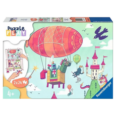 Ravensburger 維寶 拼圖 扮演游戲 4歲以上, 皇家烤肉派對, 48片, 1盒