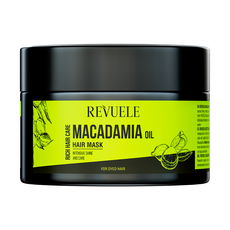 REVUELE 夏威夷果油護色髮膜 密集亮澤護理 適用於染髮, 360ml, 1罐