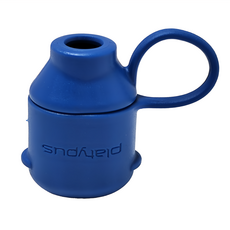 platypus 鴨嘴獸 咬嘴防塵蓋 熱塑型橡膠材質 尺寸3.3x4.3cm 美國製造, 藍色, 1個