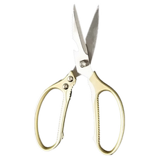 多功能SK 5廚房剪刀, 鋒利度高, 厚實鋁合金防滑手柄, 200g, 香檳金, 1支