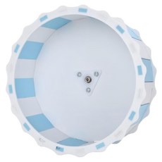 毛小孩星球 YEE 倉鼠籠輪子, 19cm, 藍白色, 1個