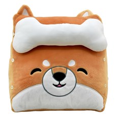 AllBeMine 歐比邁 柴犬 忠柴三角靠枕, 毛絨玩具, 淺棕色, 40 x 25 x 40cm