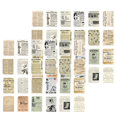 德德小品集 藏書樂素材包 120x170mm 25款入 24張素材紙+1張PVC貼紙, 摩登主義, 1包