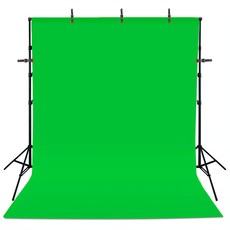 VISANG 大型 綠色去背幕 3 x 4 公尺 + 支架 3 x 2.8 公尺 全套, 1套, VISANG 大型去背螢幕 綠色 3 x 4 公尺 + 支架 3 x 2.8 公尺 全套