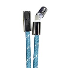 REAICE 台陞科技 2WAY手機掛繩充電線 Type-C-Type-C, 150cm, 珠光藍, 1條