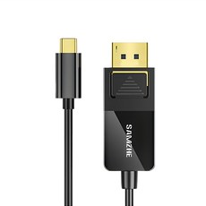 山澤 SAMZHE MacBook/iPad/Type-C轉DP高畫質4K電腦遊戲影像傳輸線 1.2M, 單一商品, 1條