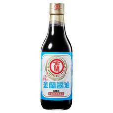 KIMLAN 金蘭 淡色醬油 適合白肉、海鮮料理 非基因改造黃豆, 590ml, 1瓶