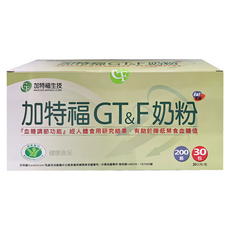 GT&F 加特福生技 奶粉 30包, 有助於降低禁食血糖, 600g, 1盒