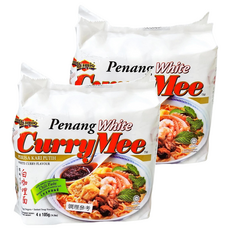 Ibumie 益福 檳城白咖哩湯麵 經濟包 麵條Q彈有勁 辛香料獨特 風味自然美味, 8包