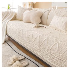 Hoom禾慕生活 水洗棉沙發墊 | M, 150 x 70cm, 燕麥奶