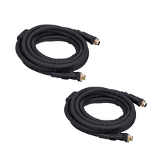 HONG JIN 宏晉 VGA影音線 高清1080P 雙磁環全銅 2個, 3m, 1組