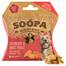 SOOPA 舒趴 生機狗點心 營養嘴嚼錠, 蔓越莓地瓜, 50g, 1盒