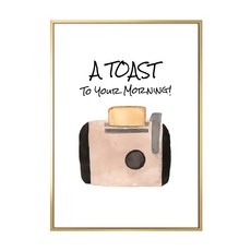 A Toast to Your Morning, 40 x 30cm, 金框