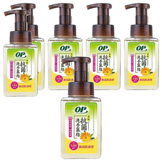 OP 茶酚洗手慕絲 金盞花植萃 敏弱性肌膚適用, 370g, 6瓶