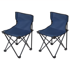 comet 便攜釣魚露營椅 L 附收納袋, 海軍藍, 2個