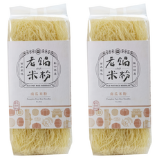 老鍋米粉 純米南瓜米粉, 92%在來米+8%新鮮南瓜, 無麩質, 無人工香料, 無人工色素, 無人工甜味劑, 200g, 2包
