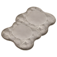 小鮮肉媽咪寶貝生活館 瑜伽跪墊 對角23.5 x 橫17 x 加厚2cm 灰色, 2個