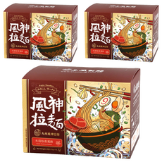 Shan Feng 三風製麵 非炸免煮九州大蒜豚骨風味拉麵 125g, 9包