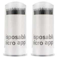 化妝用納米清潔棉棒 黑色, 100支, 2盒