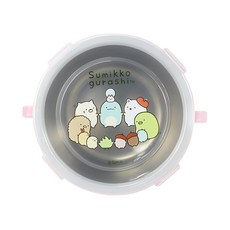 角落生物 不銹鋼雙耳隔熱餐碗，15.3x12.5x6.5cm, 1個, 粉色