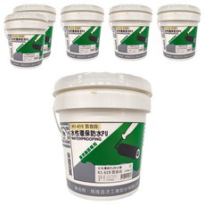 KINGCAT 貓王油漆 K1-619 百合白 水性環保PU防水膠 屋頂牆面專用, 6桶