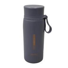 PUSH! 戶外用品316不鏽鋼真空保溫杯 E197, 灰色, 400ml, 1個