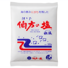 伯方鹽 海鹽, 500g, 1包
