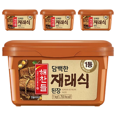 CJ Haechandle 韓式傳統大醬, 1kg, 4盒