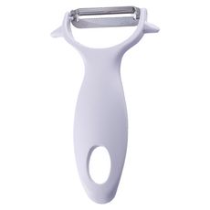 KAI 貝印 蘿蔔刨絲器 3.5 x 1.7 x 7.8cm 50g, 白色, 1個