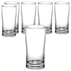 百樂 啤酒杯, 透明 235ml, 6個入, 最寬62 x 高123mm, 1組