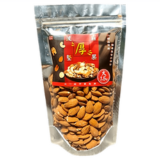 品鮮生活 波霸堅果原味美國杏仁果, 1包, 300g