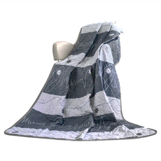 Blue Cat 藍貓 石墨烯涼被 台灣製造 柔軟棉 3M吸濕排汗技術, 流光歲月