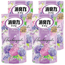ST 雞仔牌 消臭力 閃耀花朵 浴廁消臭芳香劑, 400ml, 4個