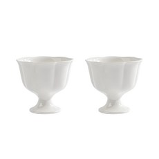 Syracuse CHINA 優格杯 10cm 白色 2個