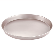 CHEFMADE 學廚 香檳金 圓形深款披薩烤盤 重型碳鋼不沾, 1個