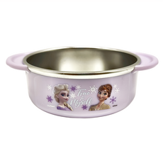 Disney 迪士尼 不鏽鋼隔熱碗 370ml, 艾莎, 1個