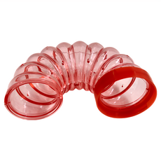 LillipHut 麗利寶鼠籠系列專用接管 可無限延伸擴充, 紅色, 1個