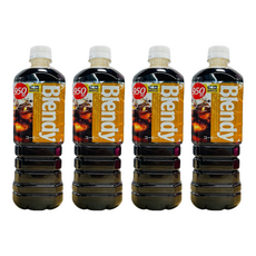 AGF Blendy 低糖瓶裝濃縮黑咖啡 950ml 稀釋用, 4瓶