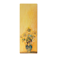 SIGEDN 乾濕防滑PU瑜珈墊天然橡膠瑜珈墊 SUNFLOWER, 向日葵, 1張