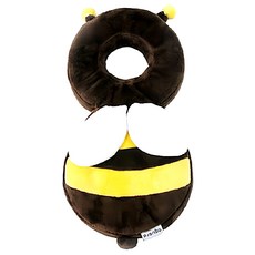 Aguard 幼兒防摔護頭枕 蜜蜂款，可調節肩帶，背包式保護套, 1個