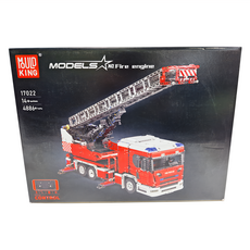 MOULD KING 宇星模王 消防雲梯車 17022 14+年齡 4886+件, 1盒