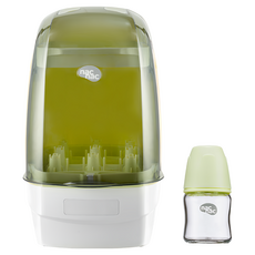 nac nac 消毒烘乾鍋 特仕版 附奶瓶, T1, 松石綠