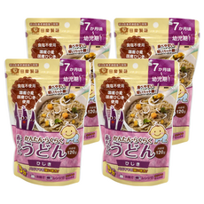 田靡製麵 寶寶烏龍麵 羊栖菜, 7個月以上寶寶適用, 簡單料理方便食用, 120g, 4包