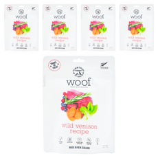 NZ Natural PET FOOD WOOF 全齡犬 狗狗冷凍乾燥生食餐, 鹿肉, 50g, 5包
