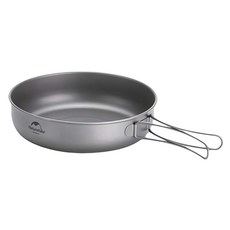 Naturehike 挪客 TJP01款 戶外鈦煎盤 NH18T010-A, 鈦色, 1個