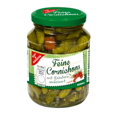 GUT&GÜNSTIG 精選酸黃瓜，含香草, 190g, 1罐