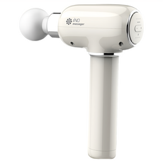 iNO care 震動按摩槍, 迷你便攜, 5段變速, 附5款按摩頭, model 5, 白色