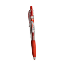 DAIHO 本色0.5ST耐摔按動中性筆 0.5mm 12支, 紅色, 1組